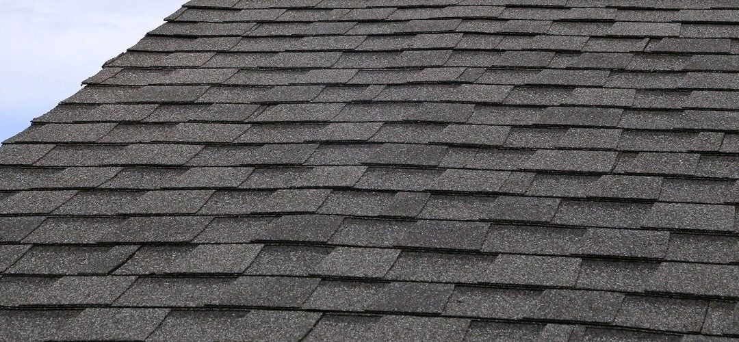 Close-up of textured shingle roof