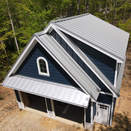 DETACHED "NEW CONSTRUCTION GARAGE 24 GAUGE STANDING SEAM "SILVER